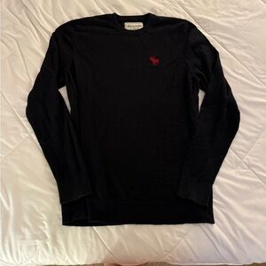 Vintage Abercrombie & Fitch Black Crewneck Sweater